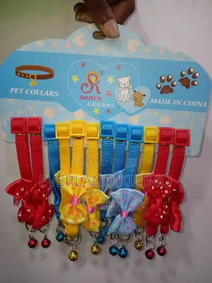 Soft Nylon Polka Dot Bow Cat Collar