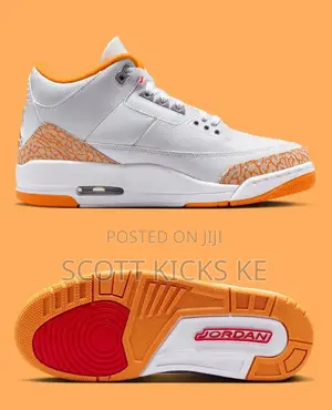 Air Jordan 3 Orange Citrus Top Quality