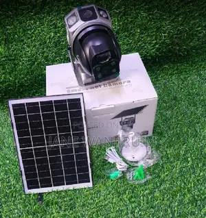 Smart Net Solar CCTV Camera - 2 Lens, 360° Coverage
