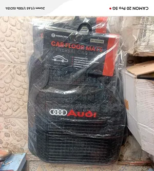 Audi Mats With Deep Grooves,Raised Edge to Trap Debris