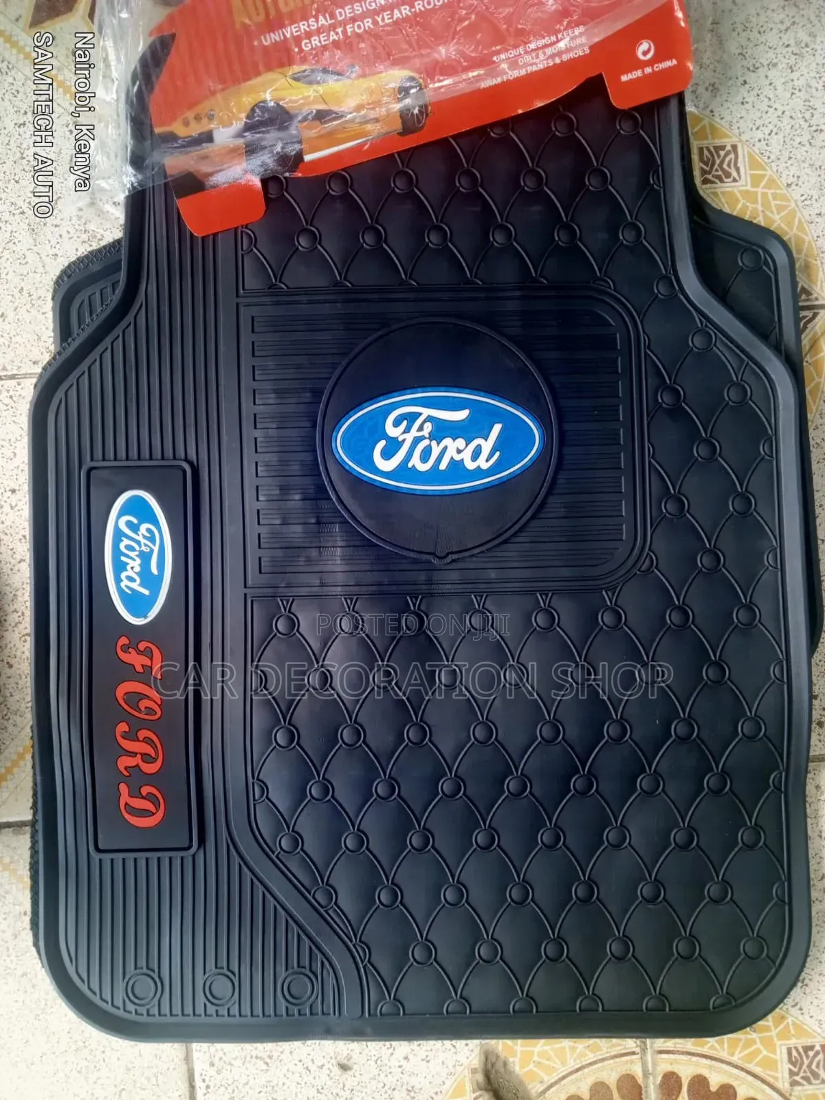 5pc Ford Washable Easy Cleaning Mats