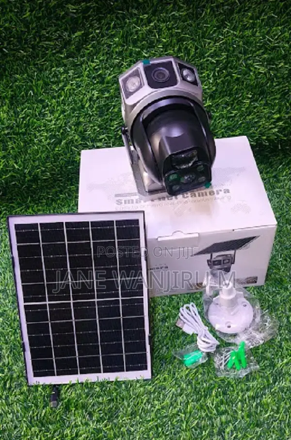 Solar Wireless Camera 2 Lens - App Control, Hd Video
