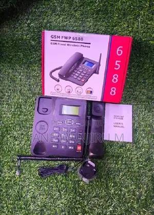 GSM FWP 6588 Desk Telephone - LCD Screen, Keypad