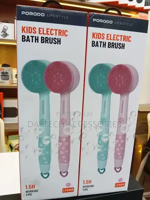 These Are Porodo Lifestyle Kids Electric Bath Brushes.
