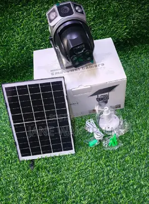 Solar Powered PTZ Camera - Color Night Vision, Sd Slot