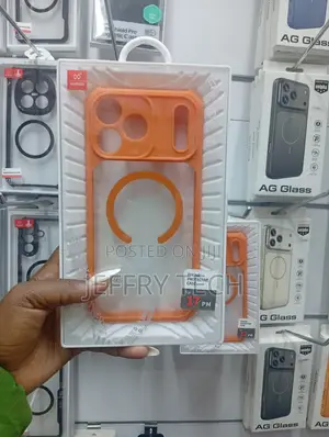 iPhone 17 Pro Max Magnetic Back and Protective Lens Frame Case