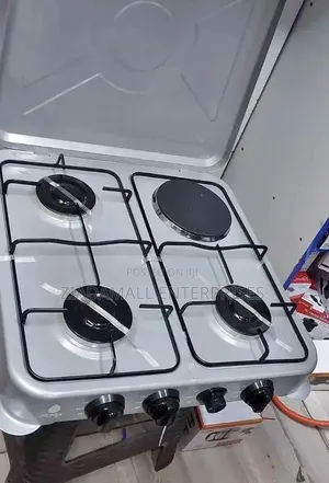 Nunix Table Top Cooker 3 Gas+1 Electric Compact Design With Powerful