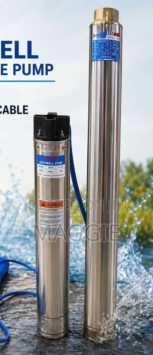 Deep Well Submersible Pump 3 Phase With Motor Cable