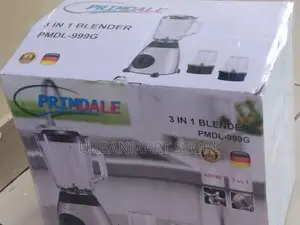 3 in 1 Primdale Blender, 1.5 Litres Jug and a Power Motor 400 Watts