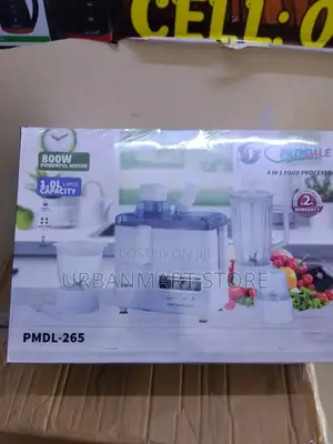 Primdale 4-in-1 Food Processor 800w Powerful Kitchen Combo