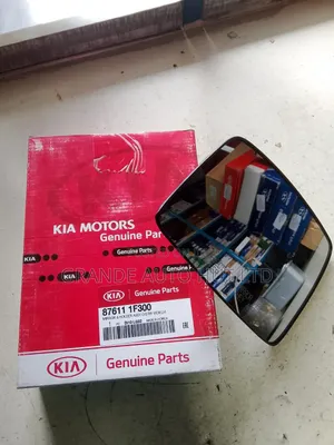 Side Mirror Lens Left Side Kia Sportage 2007 (Genuine)