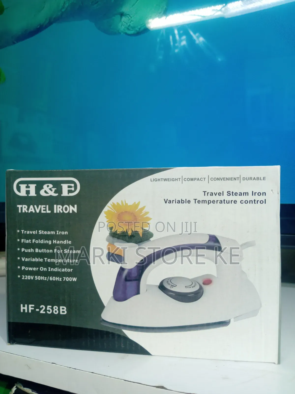 Steam Travelling Iron -Foldable Handle