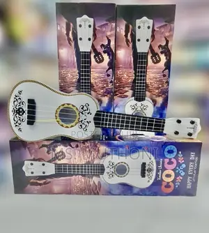 Coco-Themed Toy Guitar Inspired by the Disney Pixar Movie.
