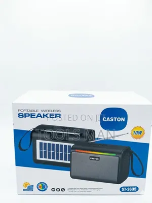 Caston St-2635 Solar Wireless Speaker Fm Radio Usb/Tf - 10w.