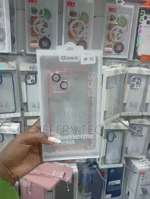 iPhone 15 Pink Transparent Phone Case