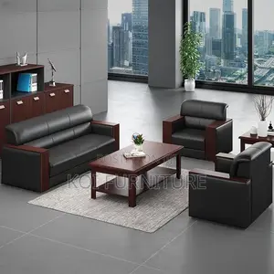 Office Sofa; Lumina 5-Seater Executive Reception Sofa Set