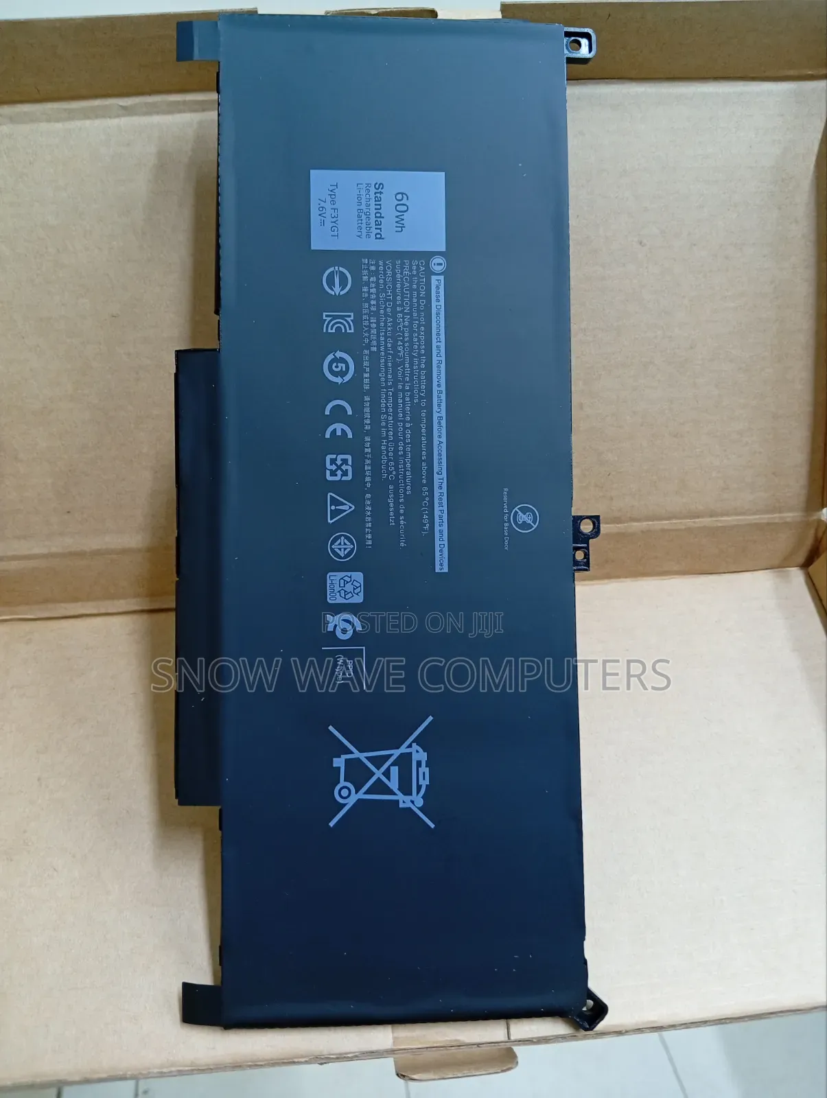 Dell E7480 E7290 Laptop Battery. F3ygt