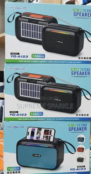 Migle Yg-A123, Solar-Charging Wireless Speaker.