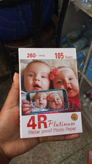 4r Platinum Water Proof Photo Paper