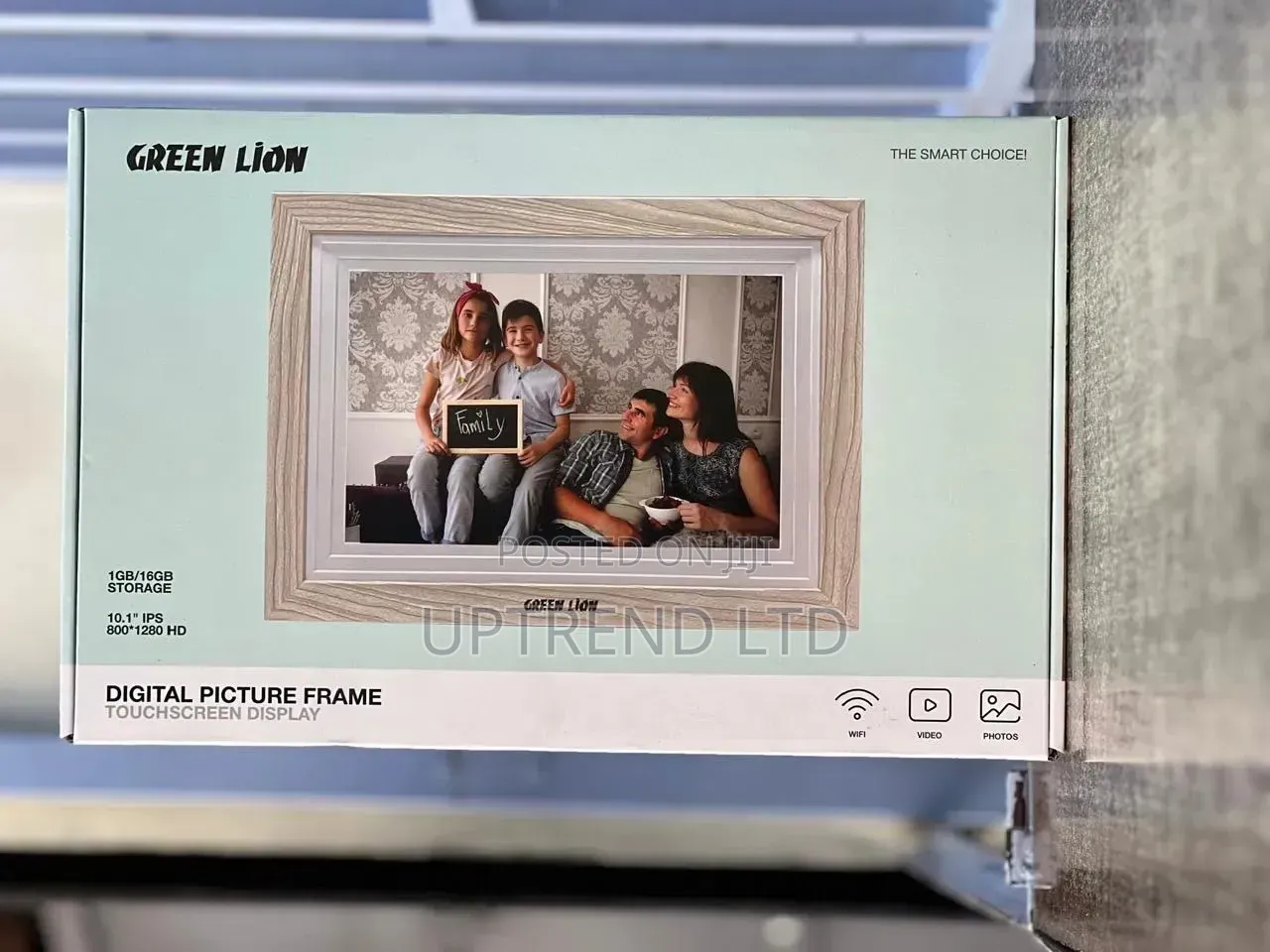 Green Lion Digital Picture Frame Touch Screen Display