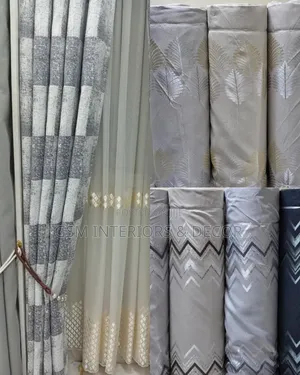 Premium Floral Curtains With Sheers and Wall Hanging