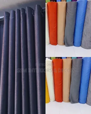 Plain Curtains and Sheers With Multiple Colours