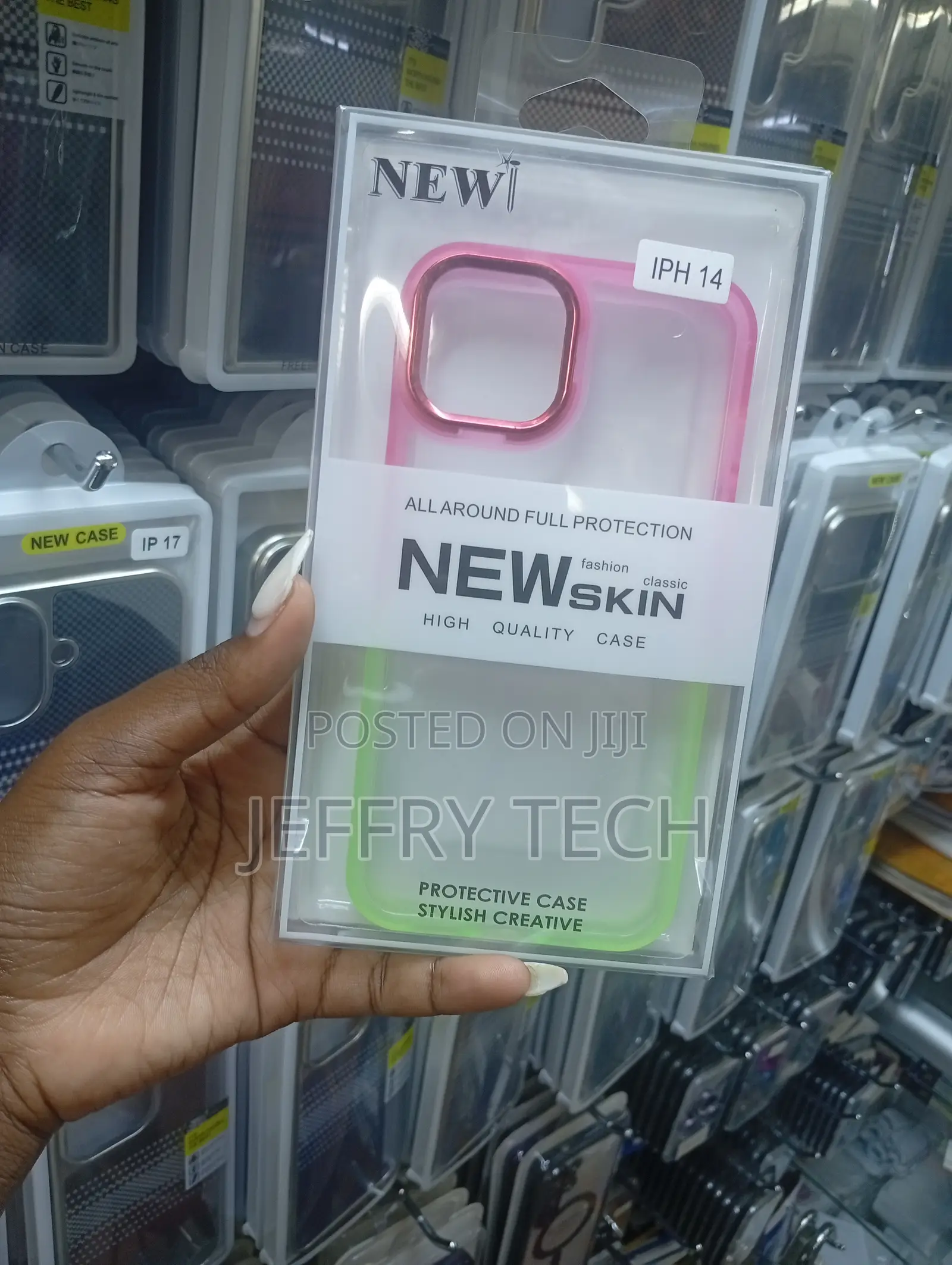 Gradient Clear Phone Case Cover for iPhone 14
