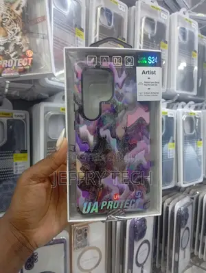 Marble Gemstone Phone Case: Stylish Tough Cover for Samsung S24 Ultra