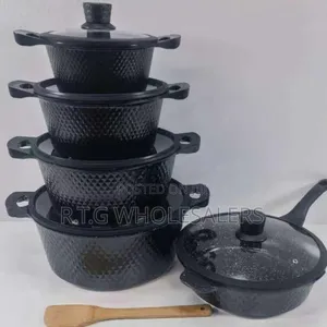 Bosch 11pc Non-Stick Pots With Silicone Covers