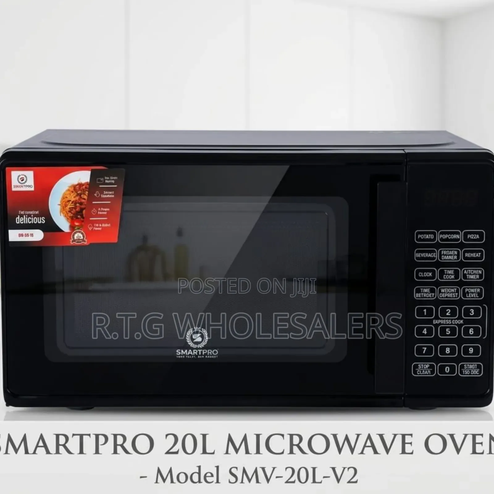 Smart Pro 20l Digital Microwave - Black