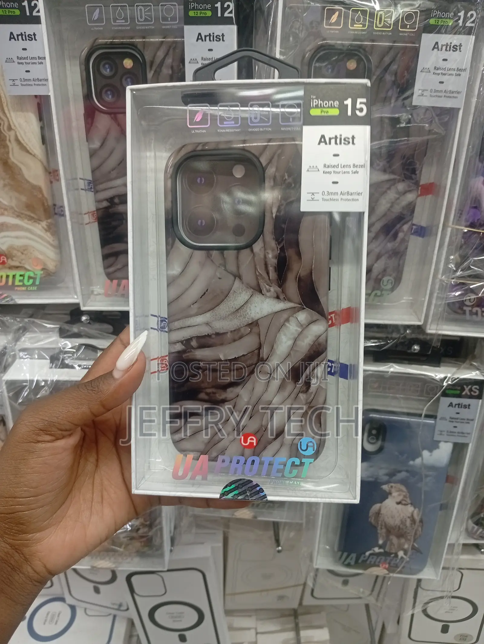 Grey Marble iPhone 15 Pro Max Case |