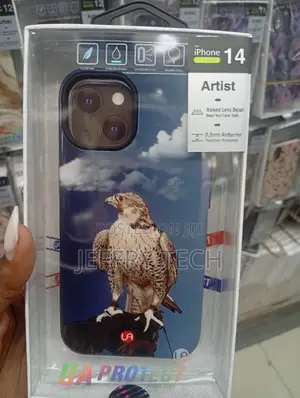iPhone 14 Featuring a Cultural Falcon Design With Arabic Text