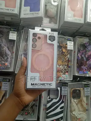 Bwerty Magnetic Samsung Galaxy A15/A16 Translucent Back Case