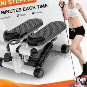 Mini Stepper With Resistance Bands – Home Fitness Trainer