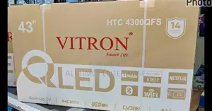 Vitron 43inches Qled Tv Netflix Bluetooth
