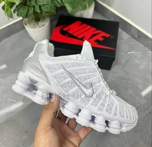 Nike Shox Tl “White Silver “
Quality Leather 
 Size 40-46