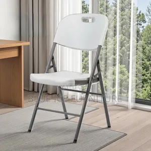 Plastic Folding Chair-White