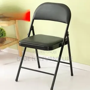 Simple Foldable Chair Black