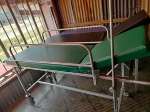 Hospital Couch With a Drip Stand