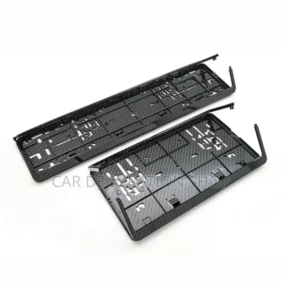 Generic Carbon Fiber Finish Licences Plates Holders Oblong and Square