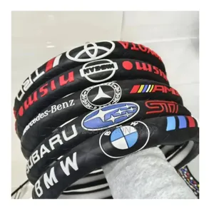 Durable Rubber,Leather Universal Fit Steering Customized Logo Covers