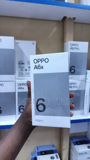 New Oppo A6x 128 GB Black