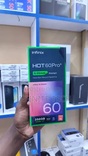 New Infinix Hot 60 Pro+ 128 GB Black
