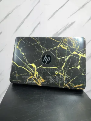 Stunning Black and Gold Marble Laptop Skin