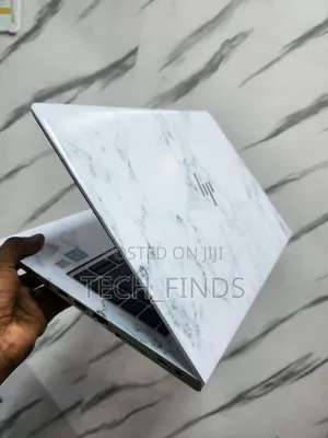 Marble-Patterned Vinyl Laptop Skin