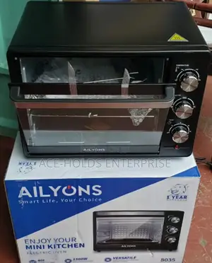 40 Litres- Ailyons Countertop Electric Oven With Rotisserie Function