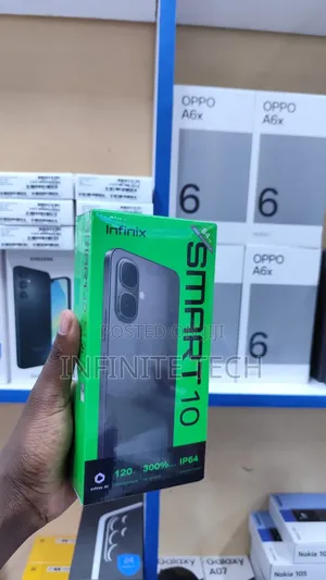 New Infinix Smart 10 64 GB Black