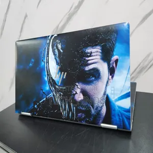 Custom Venom-Themed Laptop Skin