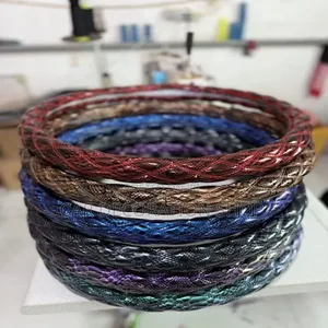 Fuji Metallic Steering Wheel Cover Wit Distinctive Snake Pattern Color