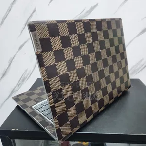 Louis Vuitton Brand Inspired Checkered Vinyl Laptop Skin Sticker.